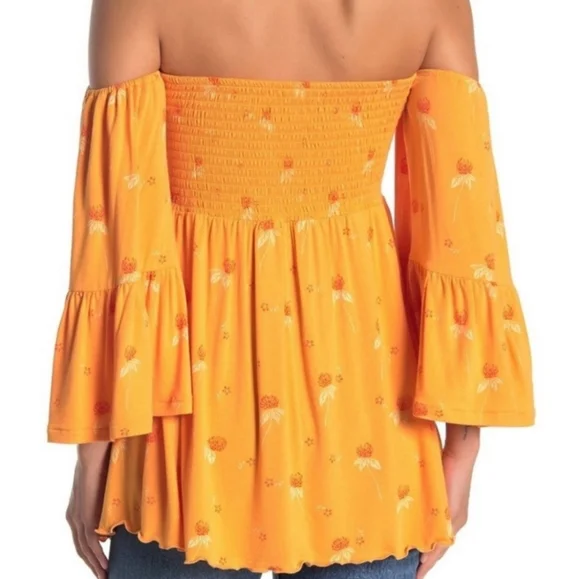 Free People Lana Floral Smocked Blouse - Picture 3 of 11